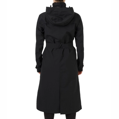 Black women's trench coat with hood online